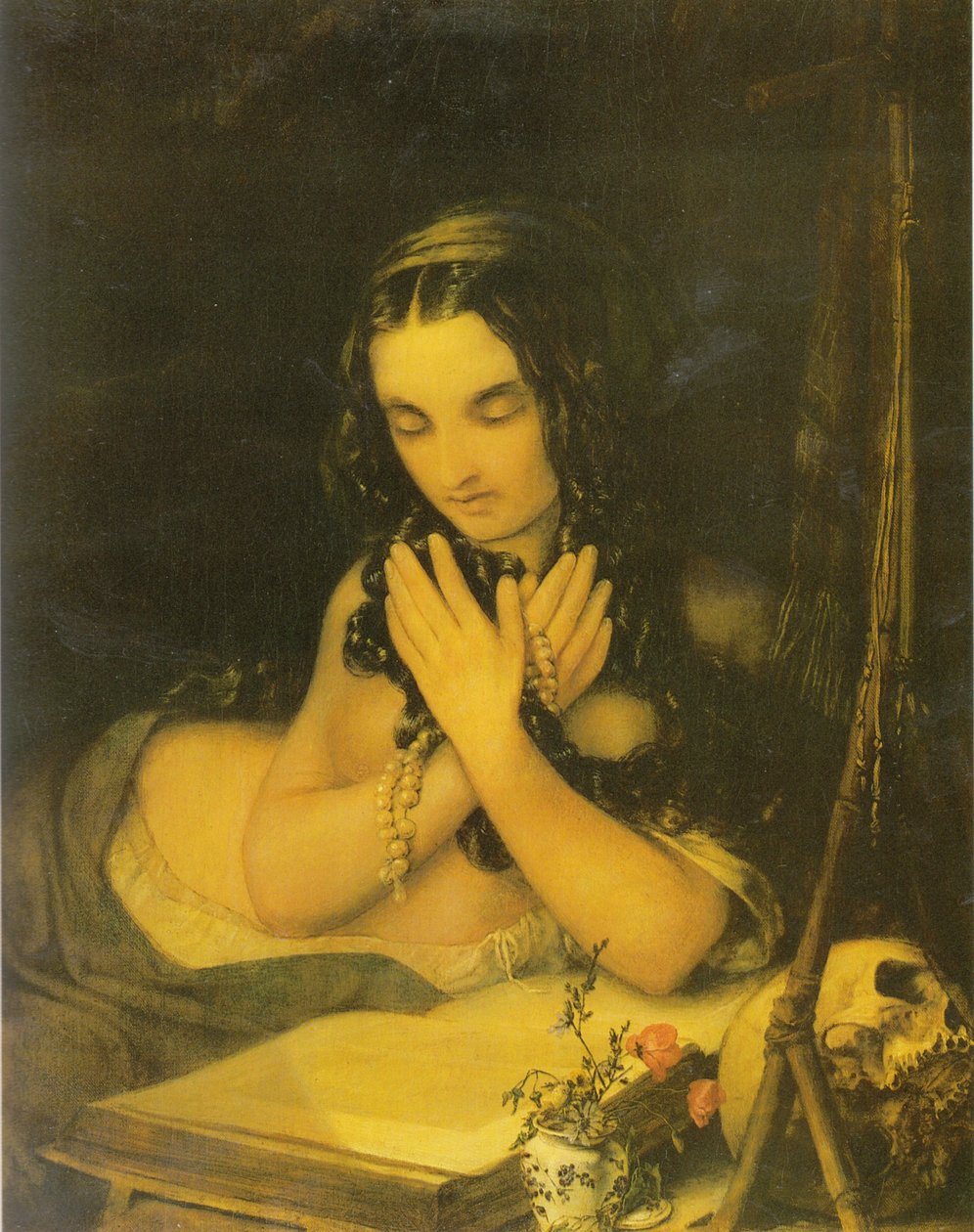 Němčina:  Marie Magdaléna Kajícnice Marie Magadaléna od Georg Friedrich Kersting
