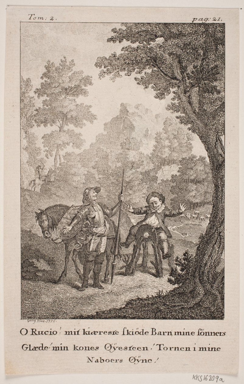 Ilustrace k Donu Quijotovi od Georg Haas