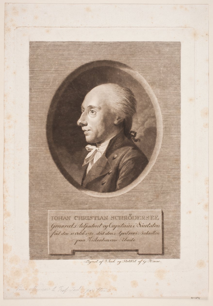 Námořní důstojník J. C. Schrødersee od Georg Haas