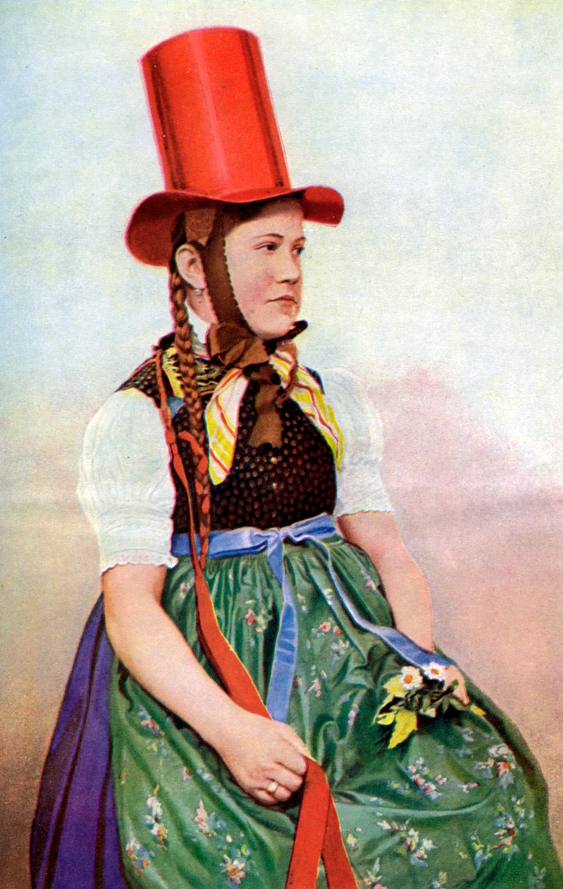 Lesní panna ve svých nedělních šatech, 1922. od Georg Haeckel
