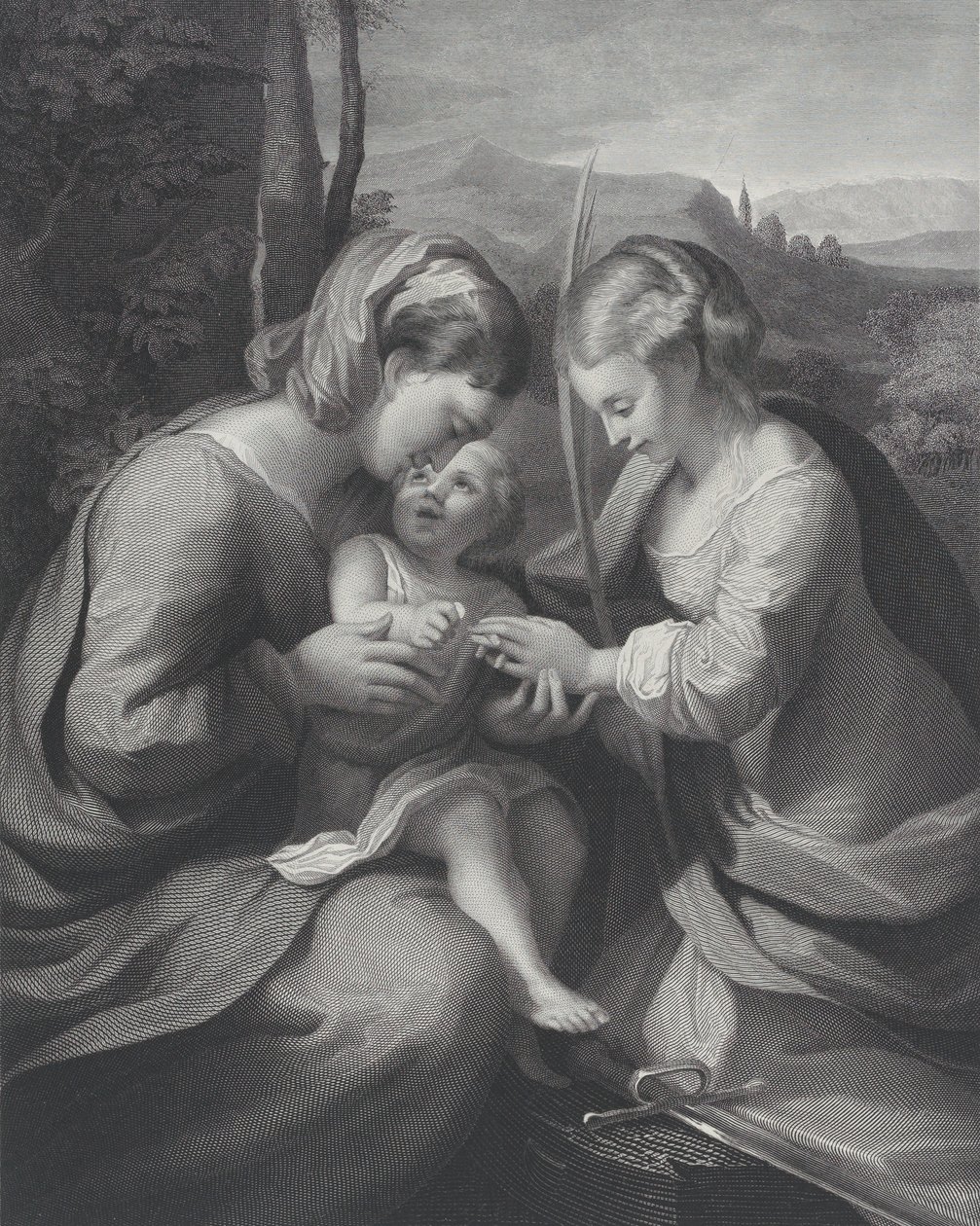 Mystické manželství svaté Kateřiny, ca. 1831. od Georg Jacob Felsing
