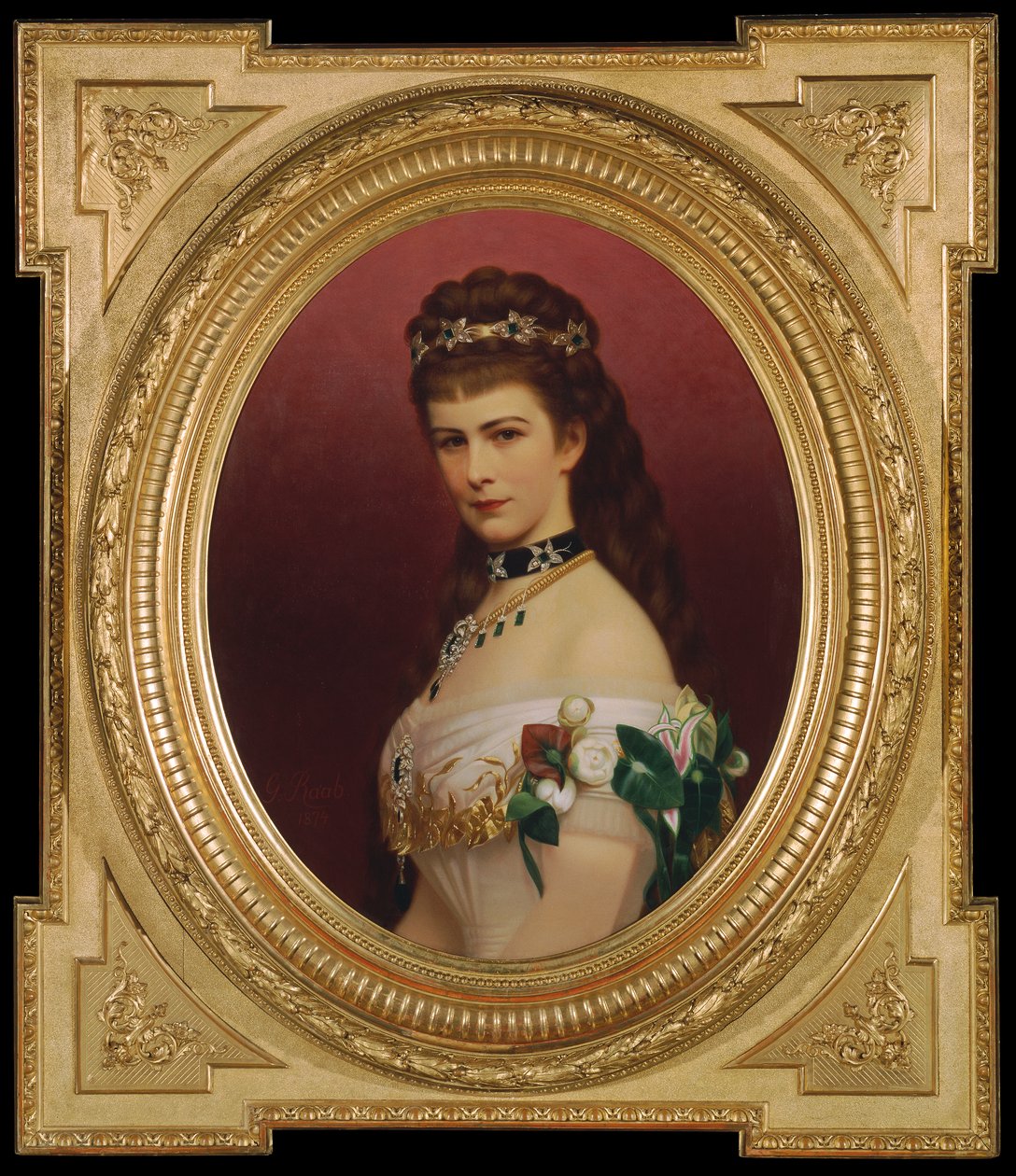 císařovna Alžběta od Georg Martin Ignaz Raab