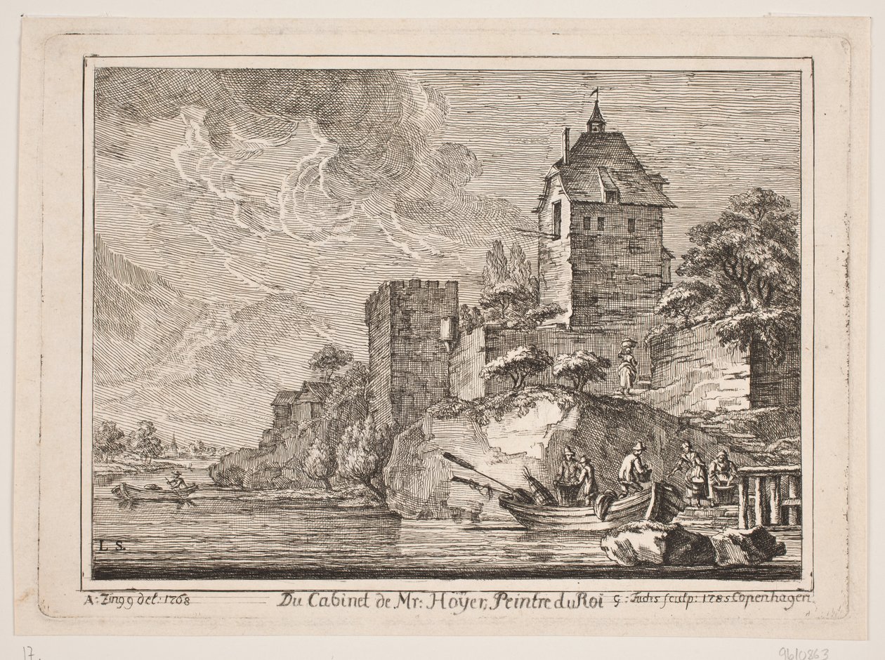 Starý hrad od Georg Mathias Fuchs