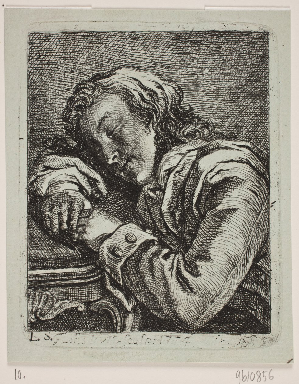 Spící muž od Georg Mathias Fuchs