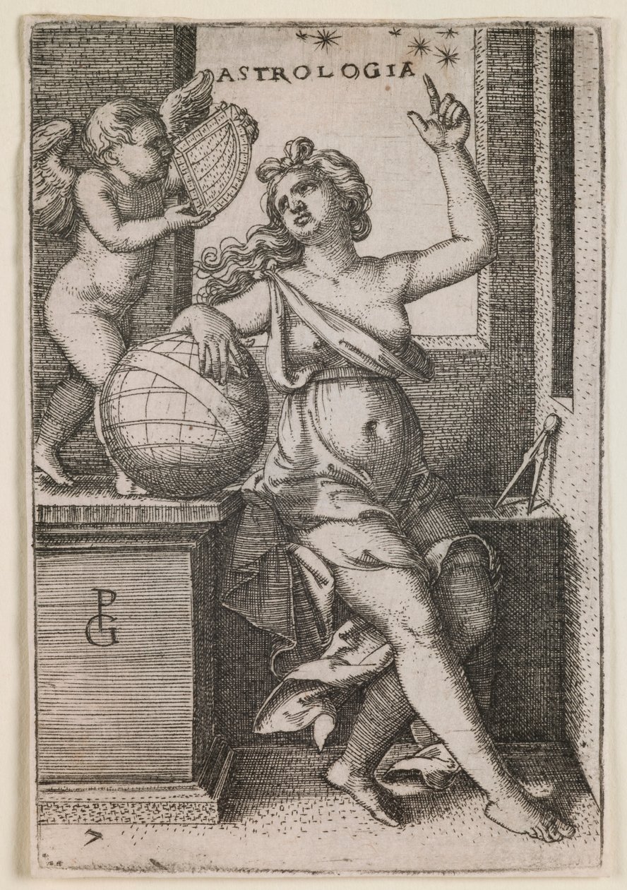 Astrologia, ze série „The Liberal Arts“ od Georg Pencz