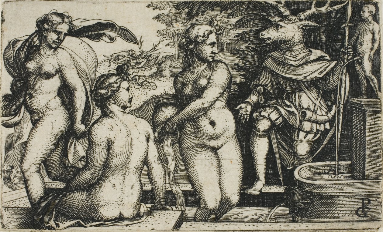 Diana ve vaně od Georg Pencz