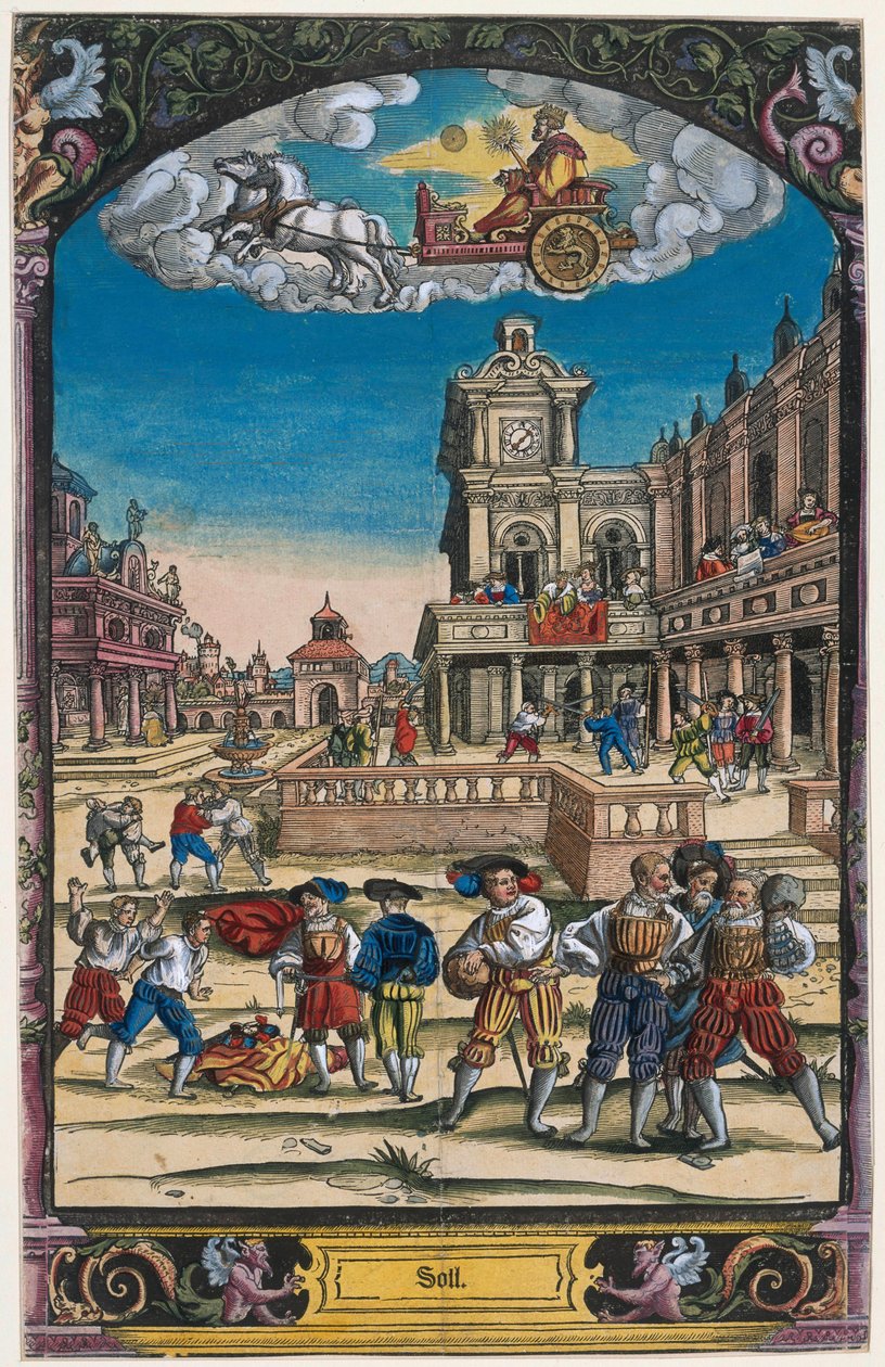 Die sieben Planeten: Sonne od Georg Pencz