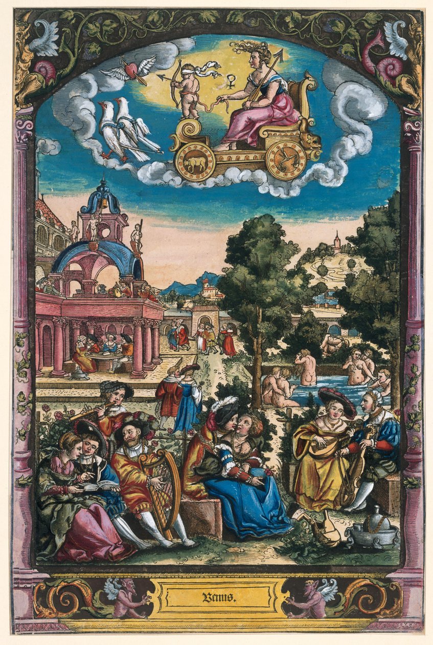 Die sieben Planeten: Venus od Georg Pencz