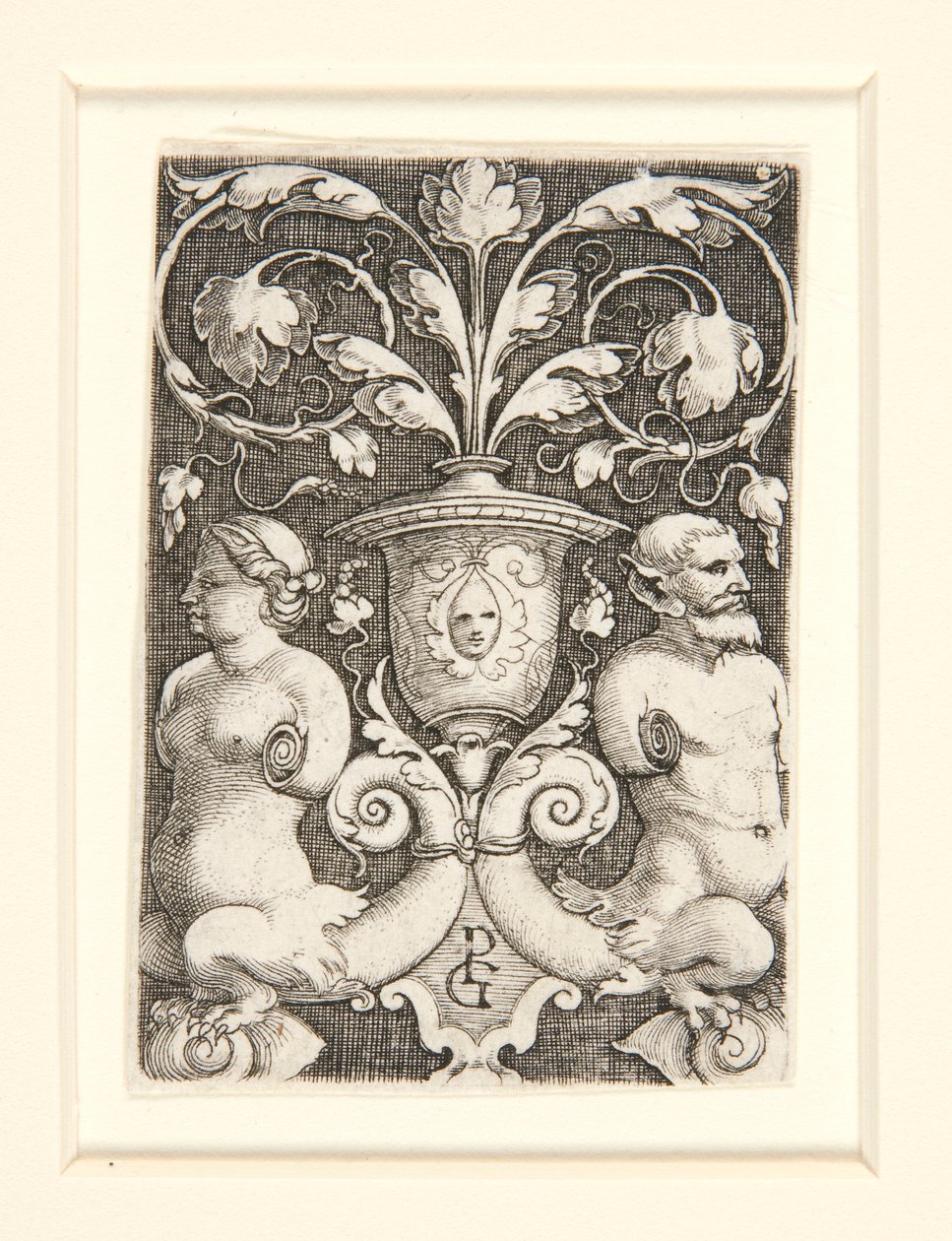 Okrasná váza se dvěma figurkami od Georg Pencz