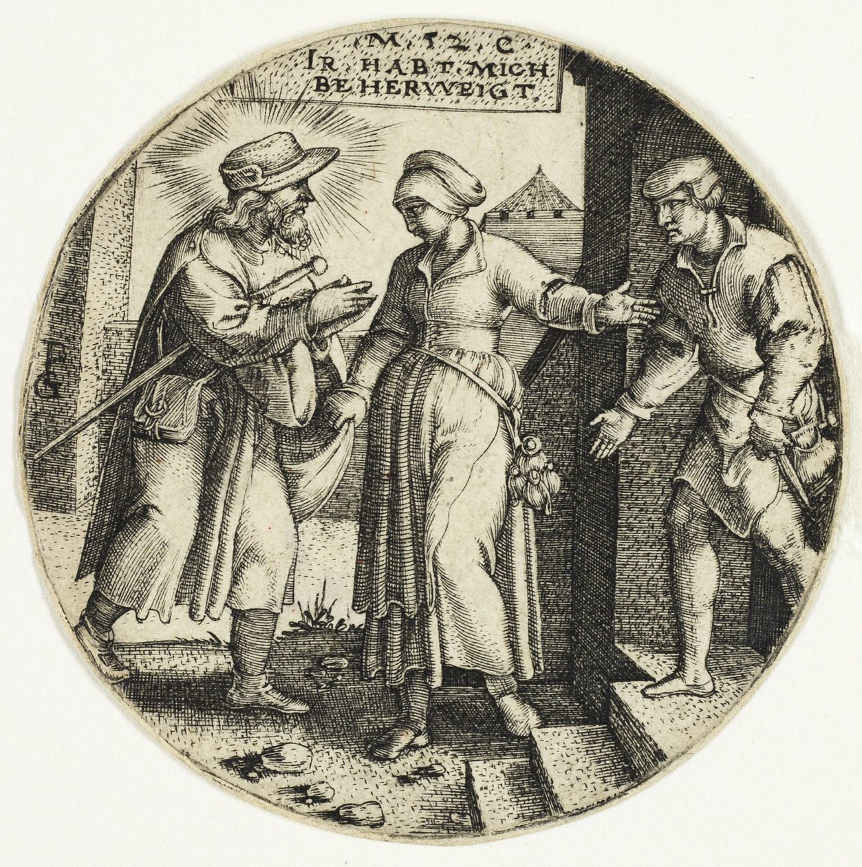 Sheltering Strangers, ze Sedmi skutků milosrdenství od Georg Pencz