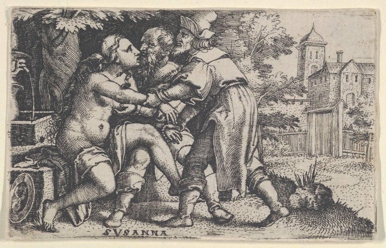Susanna a starší. od Georg Pencz