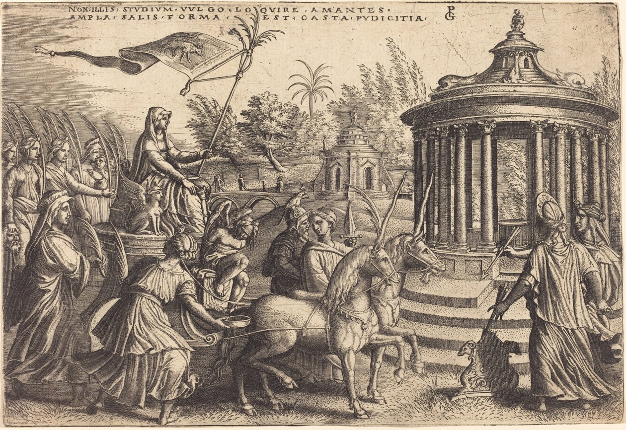 Triumf cudnosti od Georg Pencz