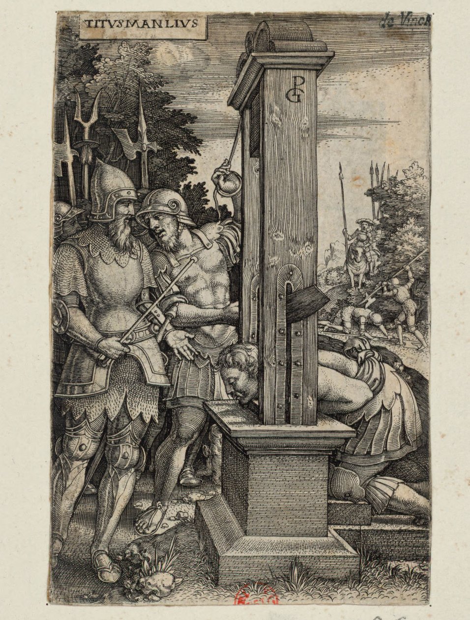 Titus Manlius, kolem roku 1535 od Georg Pencz