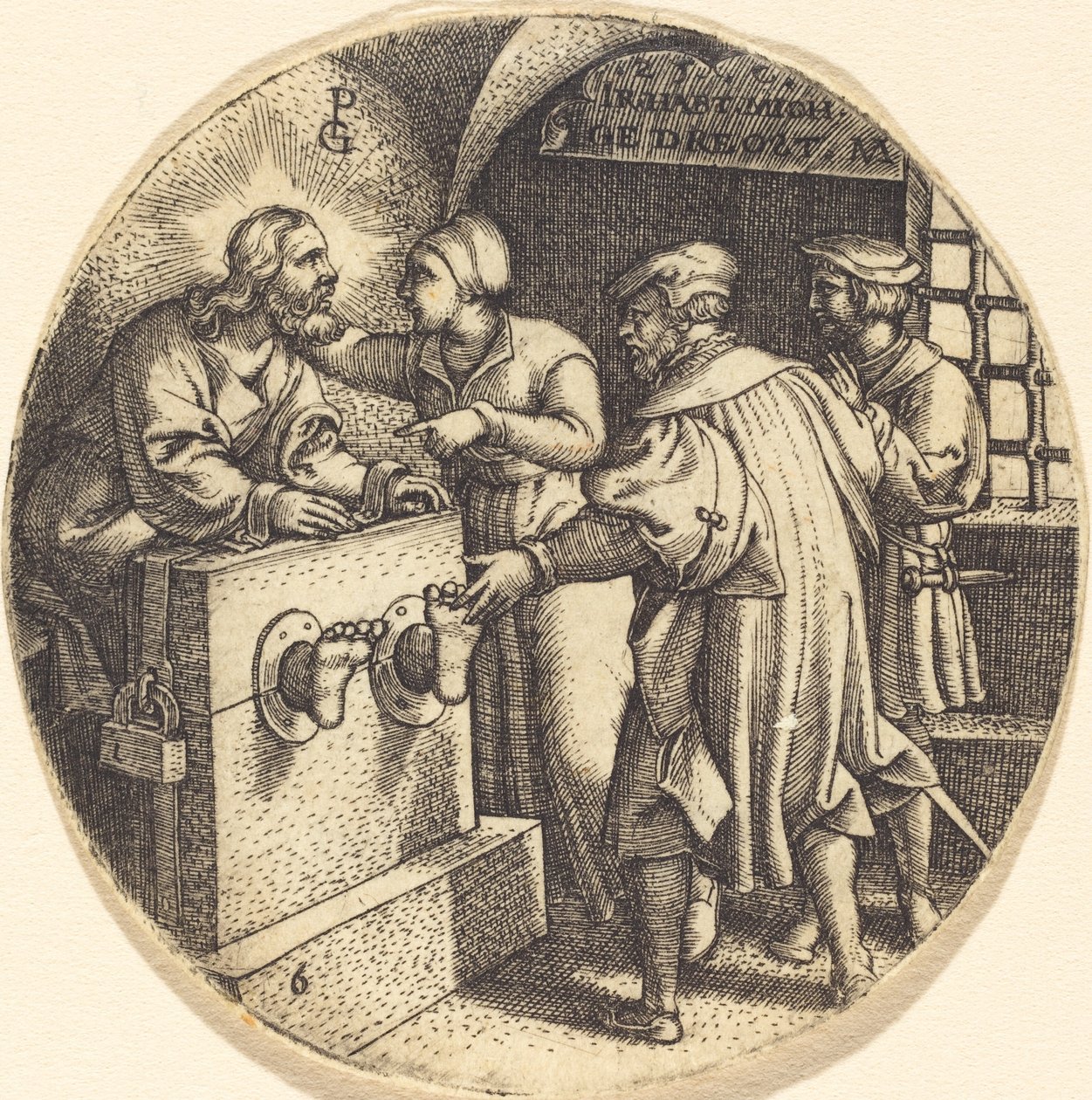 Návštěva uvězněných od Georg Pencz