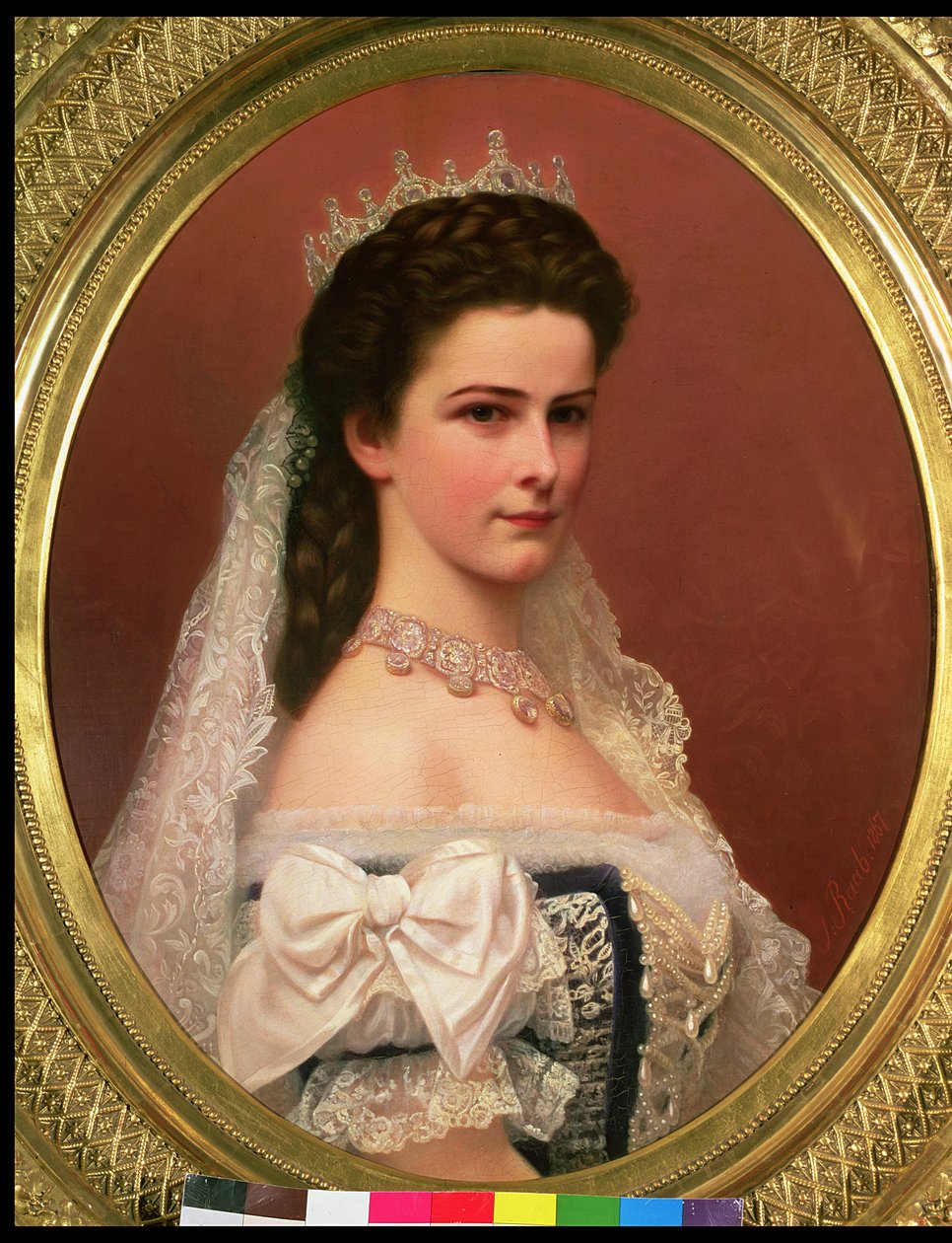 Císařovna Alžběta Bavorská (1837-98) v maďarském kroji, 1867 od Georg Raab