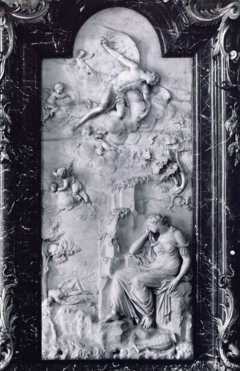 Hagar v divočině od Georg Raphael Donner