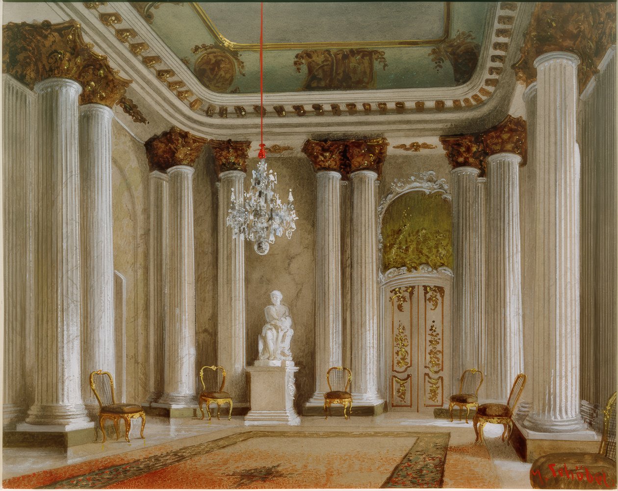Předsíň paláce Sanssouci od Georg Schöbel