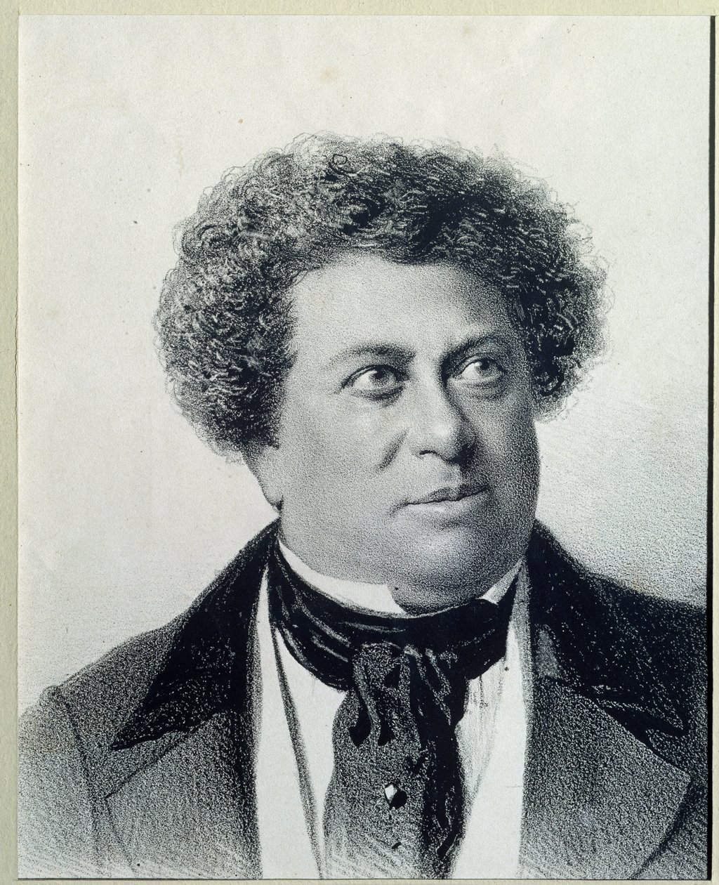 Portrét autora Alexandra Dumase (1802-1870) od Georg Wilhelm Timm