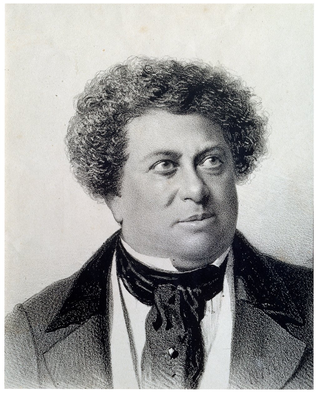 Portrét autora Alexandre Dumas, 19. století od Georg Wilhelm Timm