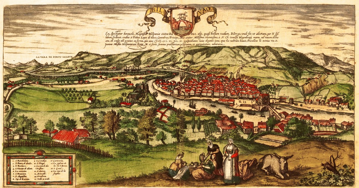 Bilbao od Georg and Hogenberg Franz (1535 90) Braun