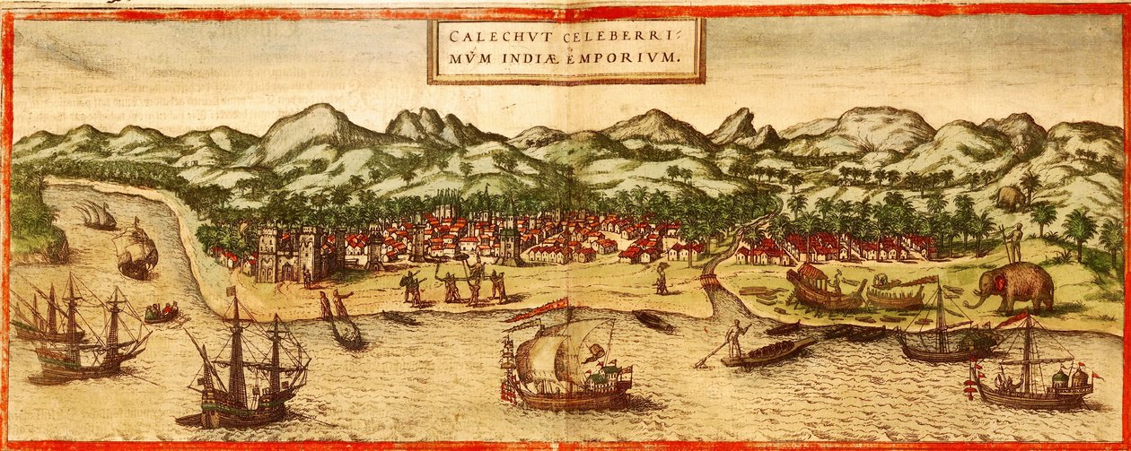 Kalikut od Georg and Hogenberg Franz (1535 90) Braun