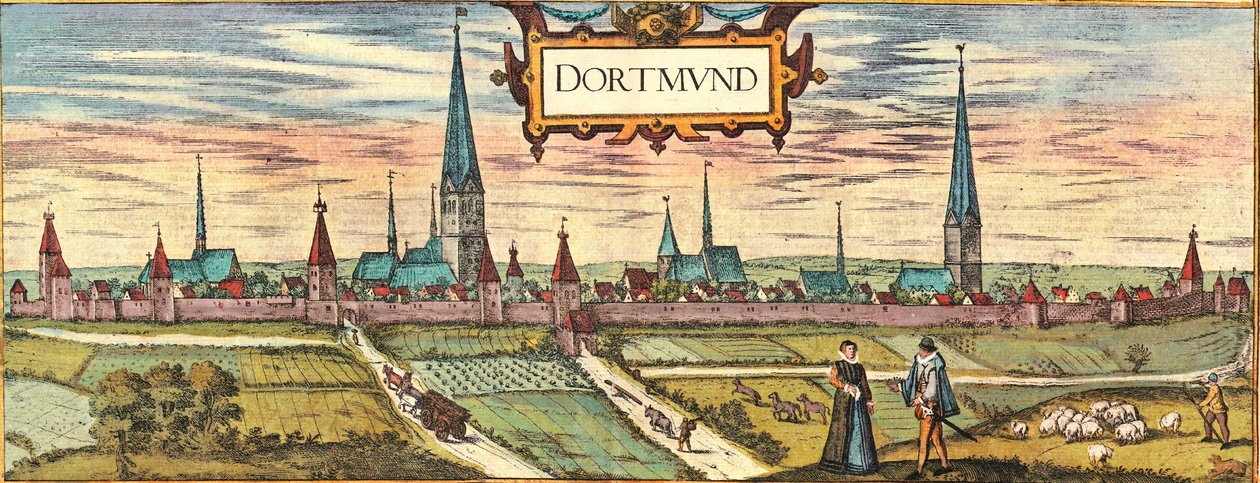 Dortmund od Georg and Hogenberg Franz (1535 90) Braun