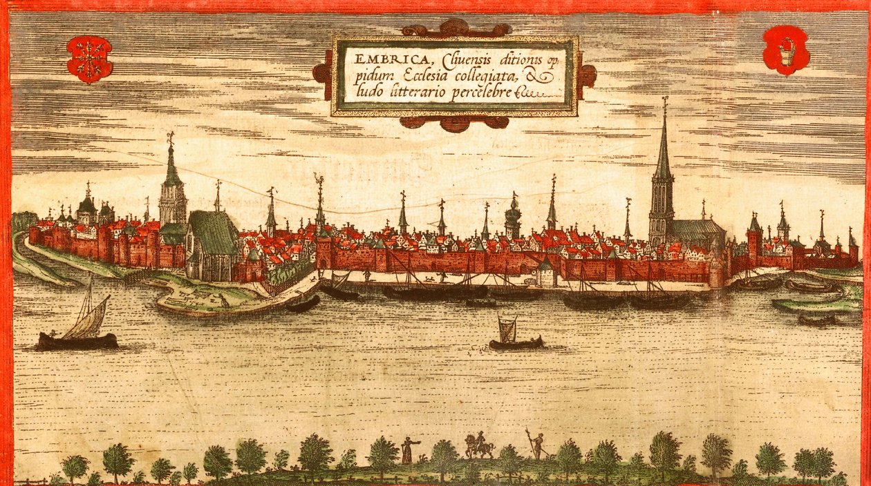 Emmerich, Embrica od Georg and Hogenberg Franz (1535 90) Braun