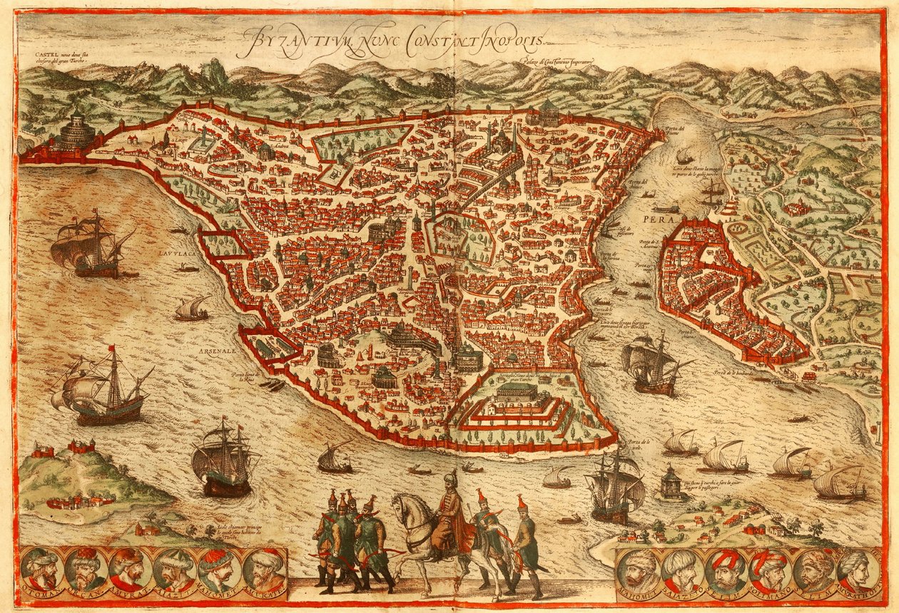 Istanbul od Georg and Hogenberg Franz (1535 90) Braun