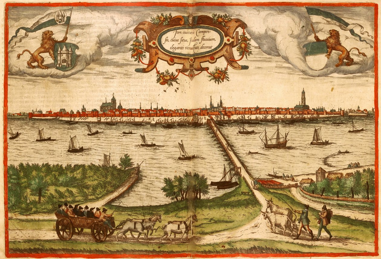 Kampan, Německo od Georg and Hogenberg Franz (1535 90) Braun