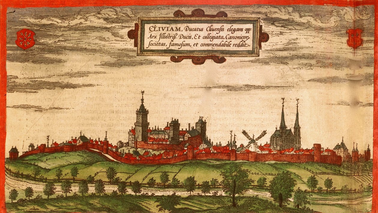 Kleve, Německo od Georg and Hogenberg Franz (1535 90) Braun