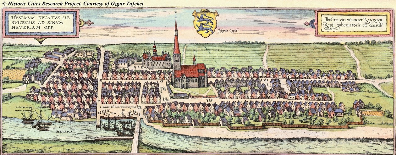 Šlesvicko-Holštýnsko od Georg and Hogenberg Franz (1535 90) Braun