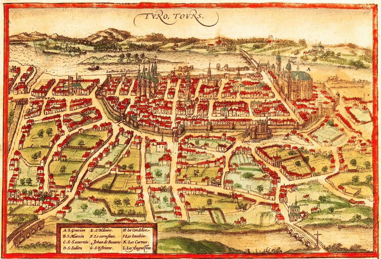 Toulon, Francie od Georg and Hogenberg Franz (1535 90) Braun