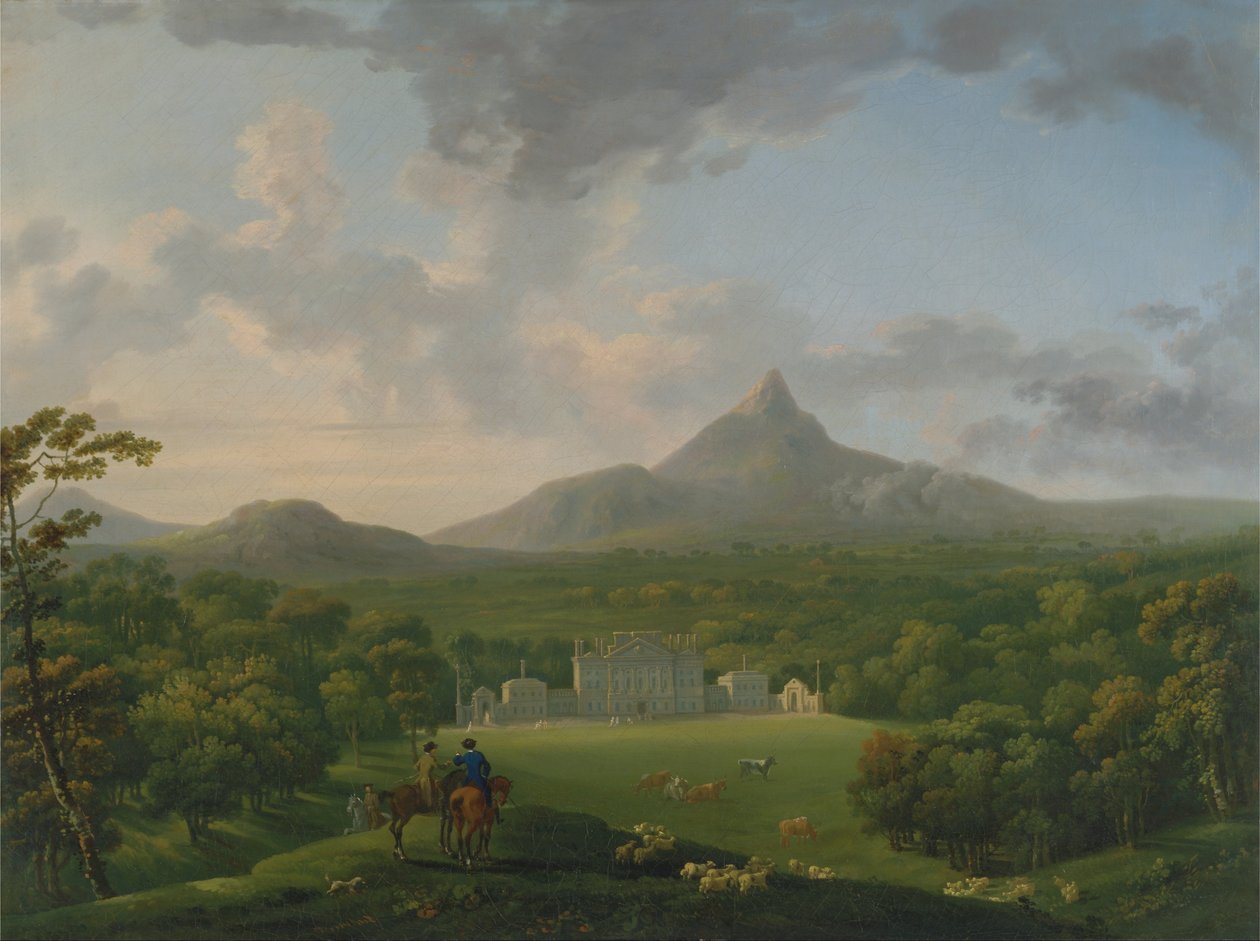 Powerscourt, hrabství Wicklow, Irsko od George Barret
