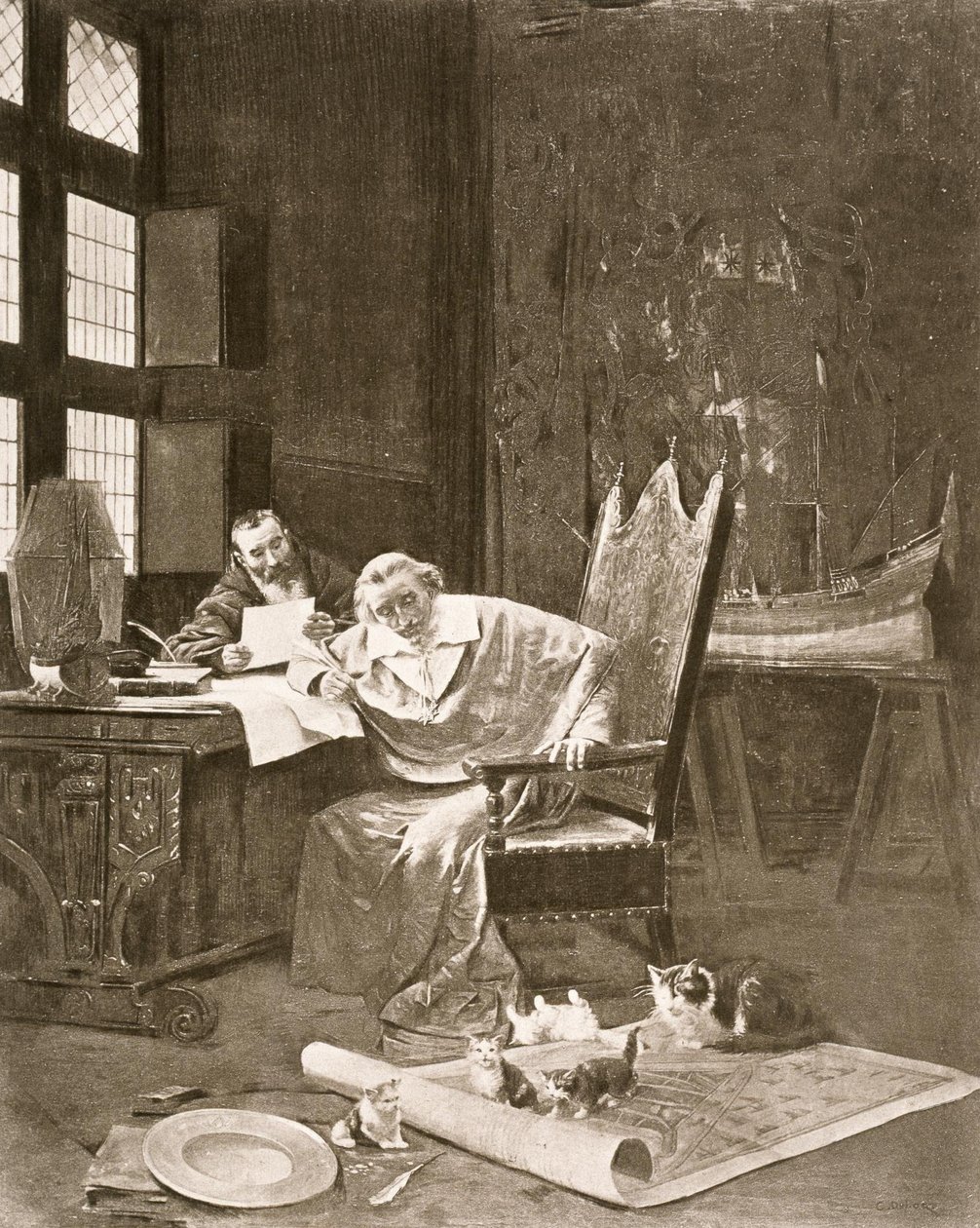 Richelieu a jeho kočky od George Barrie