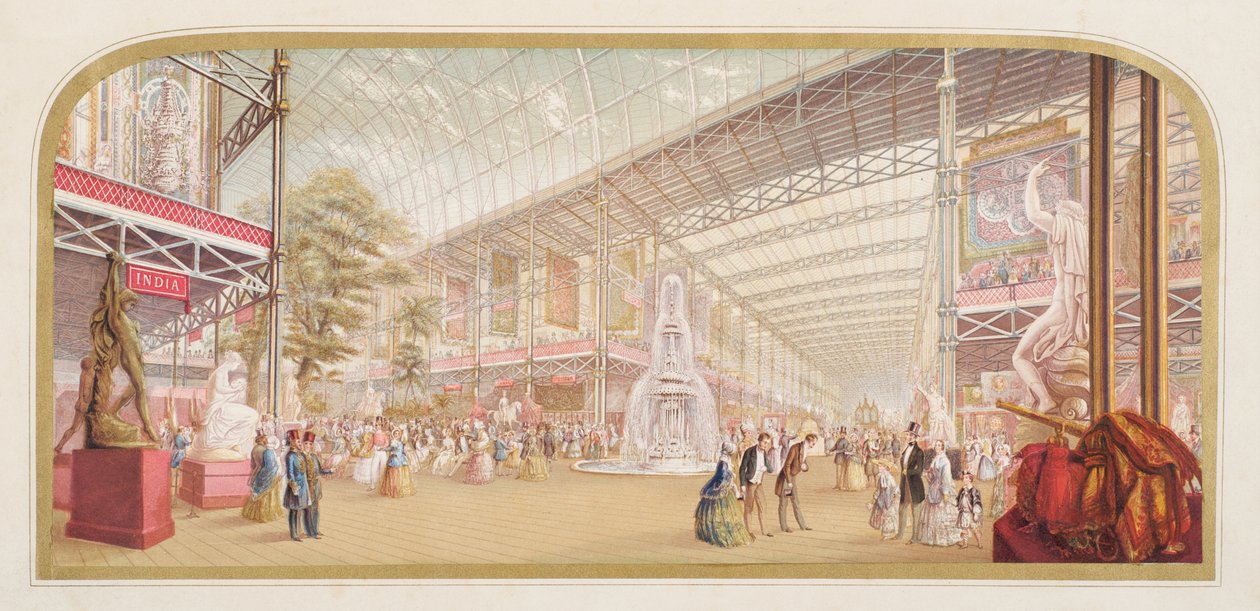 Výstava v Crystal Palace, 1851 od George Baxter