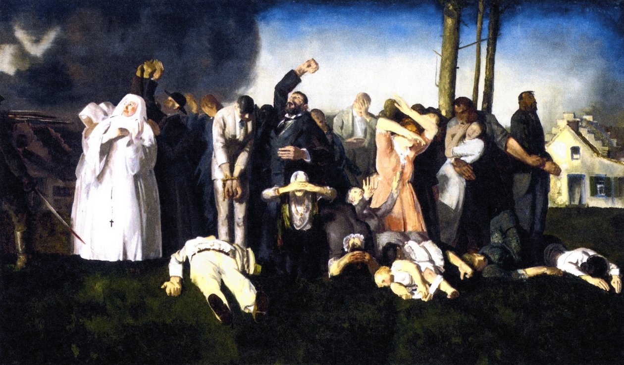  Masakr v Dinantnu od George Wesley Bellows