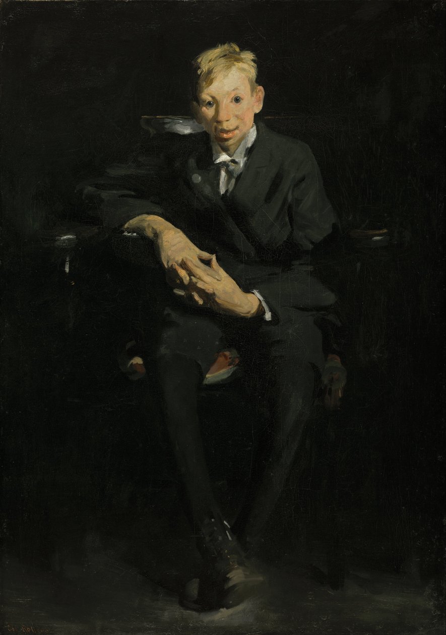 Frankie, varhanní chlapec od George Wesley Bellows