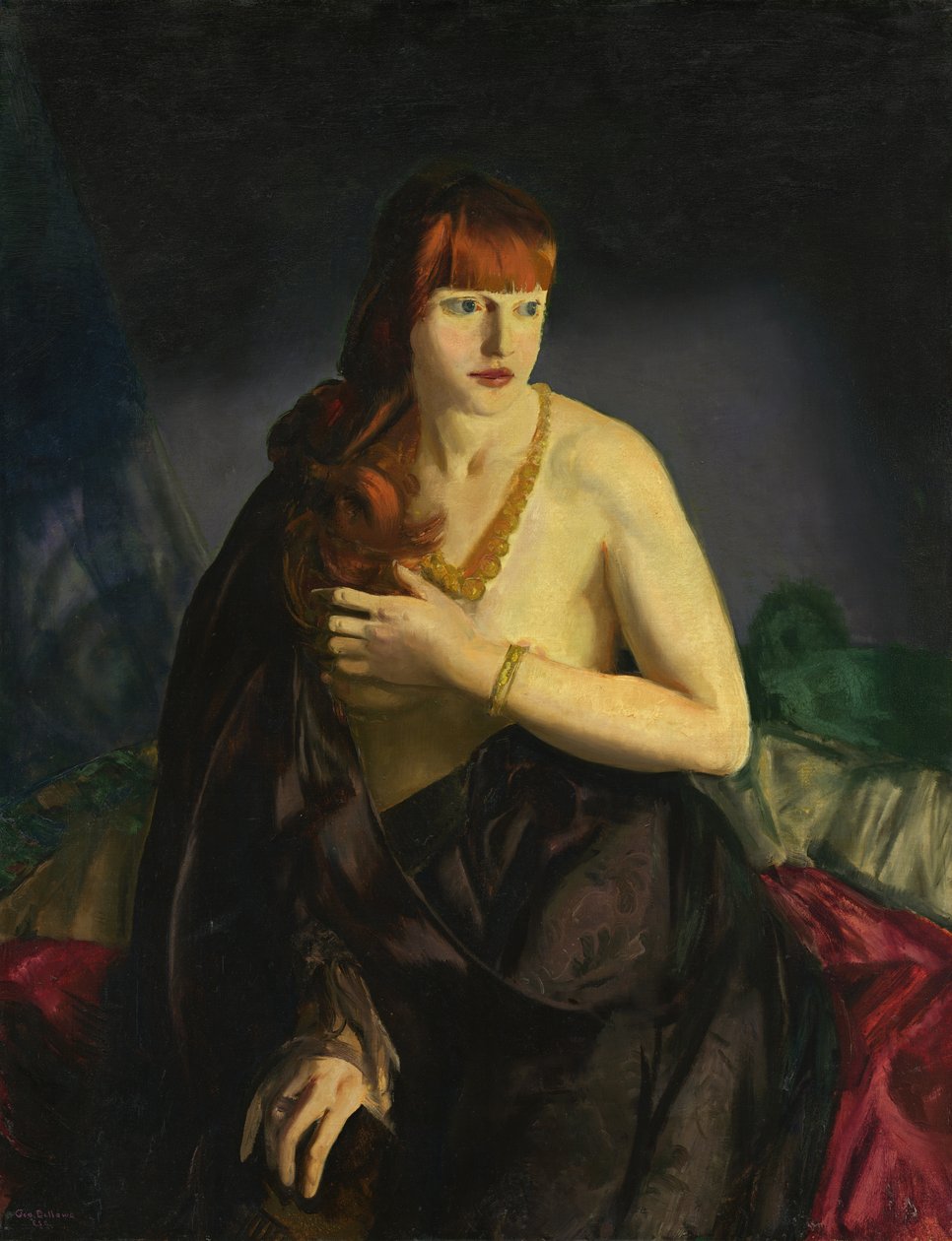 Akt s červenými vlasy od George Wesley Bellows