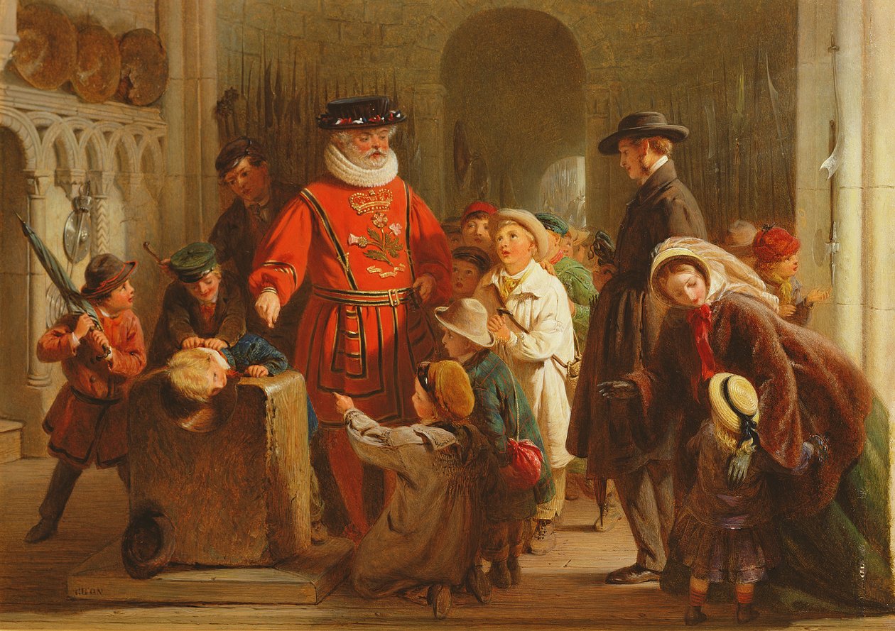 Děti v Tower of London od George Bernard O