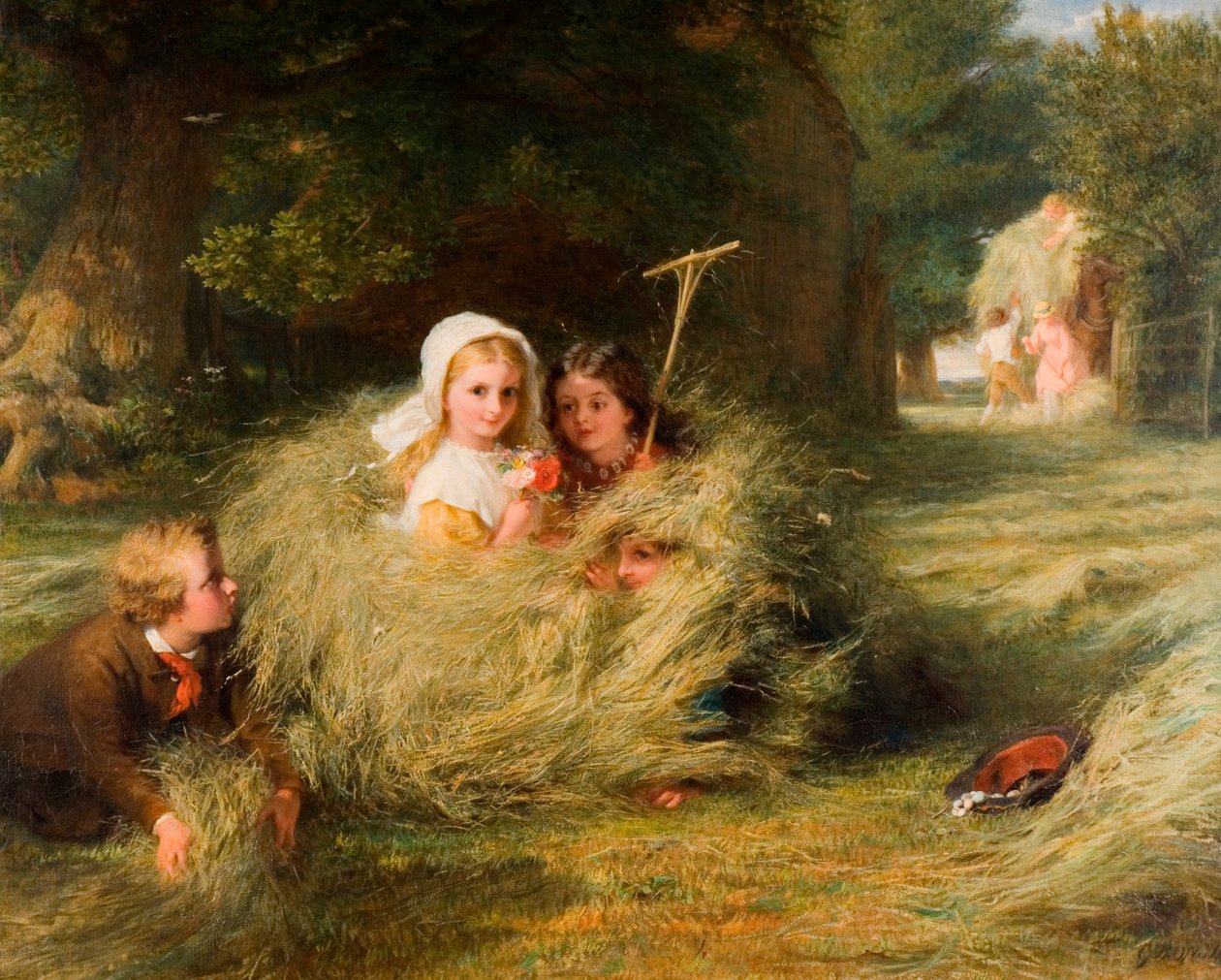 Nestlings, 1870 od George Bernard O