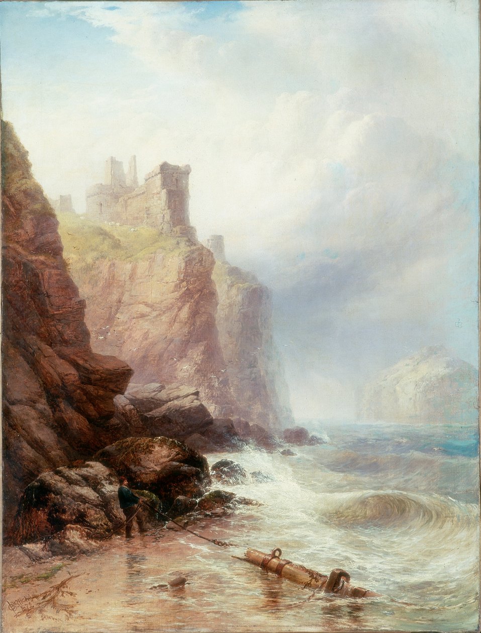 Hrad Tantallon, 1872 od George Blackie Sticks