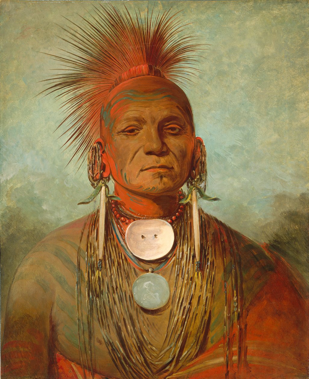 See-non-ty-a, lékař z Iowy, 1844-45 od George Catlin