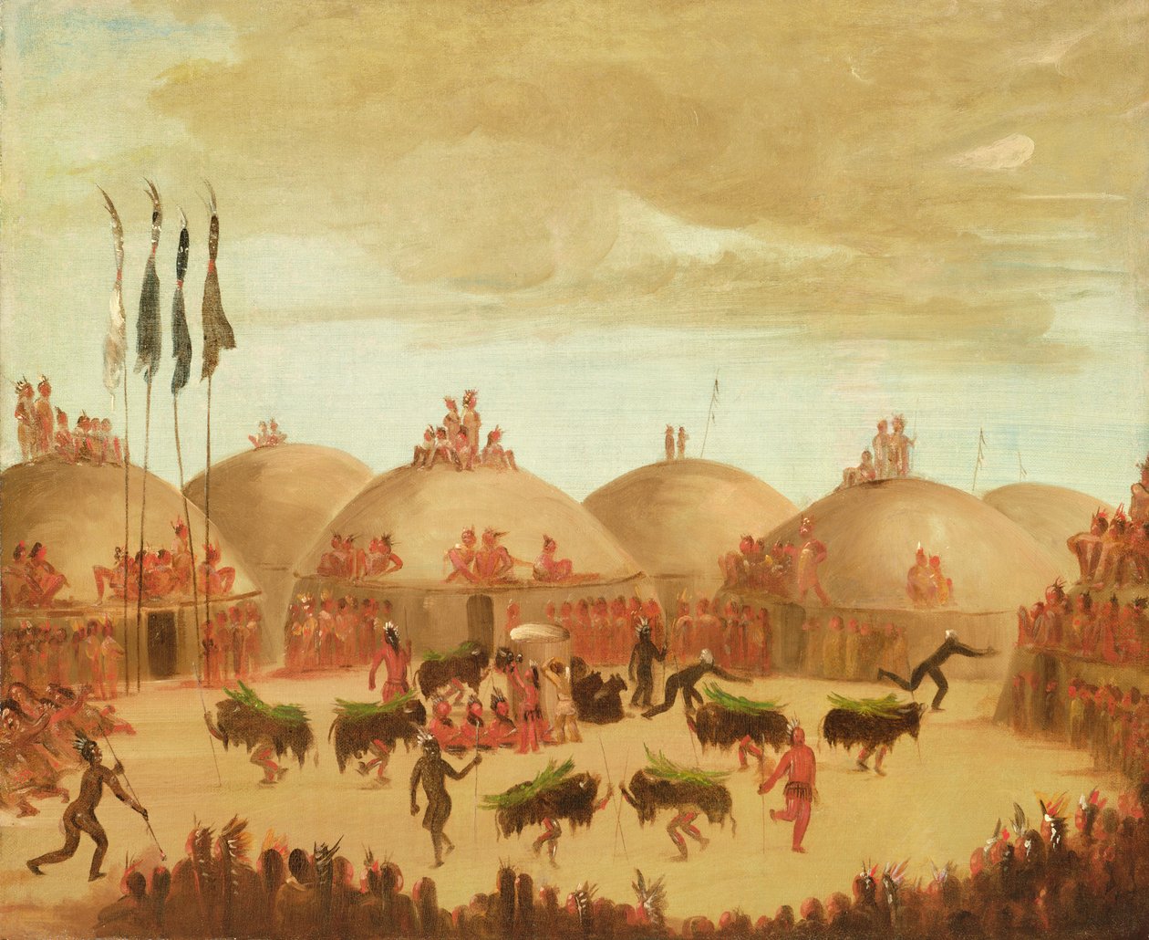 Býčí tanec od George Catlin
