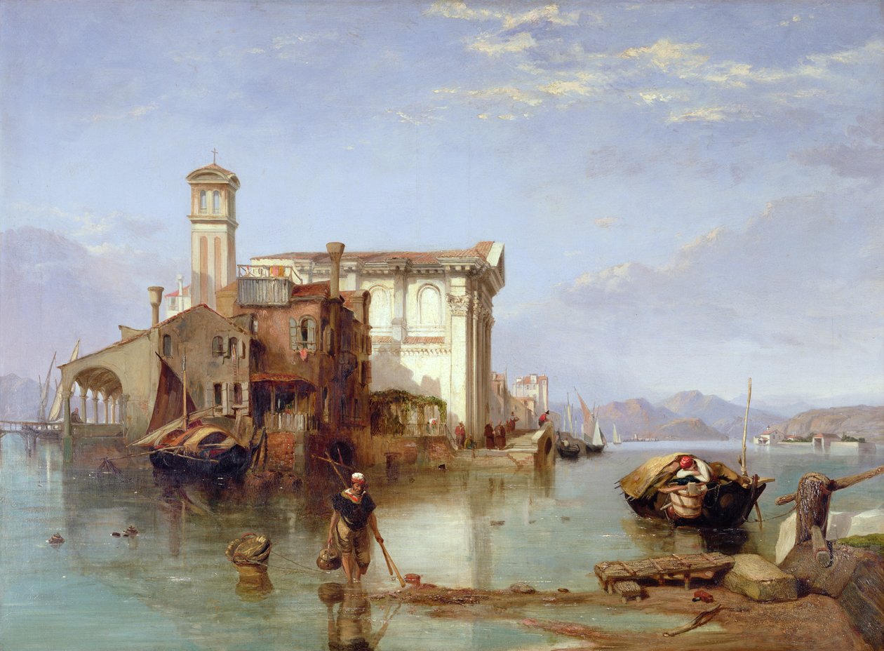 Pohled na Středozemní moře, 1834-35 od George Clarkson Stanfield