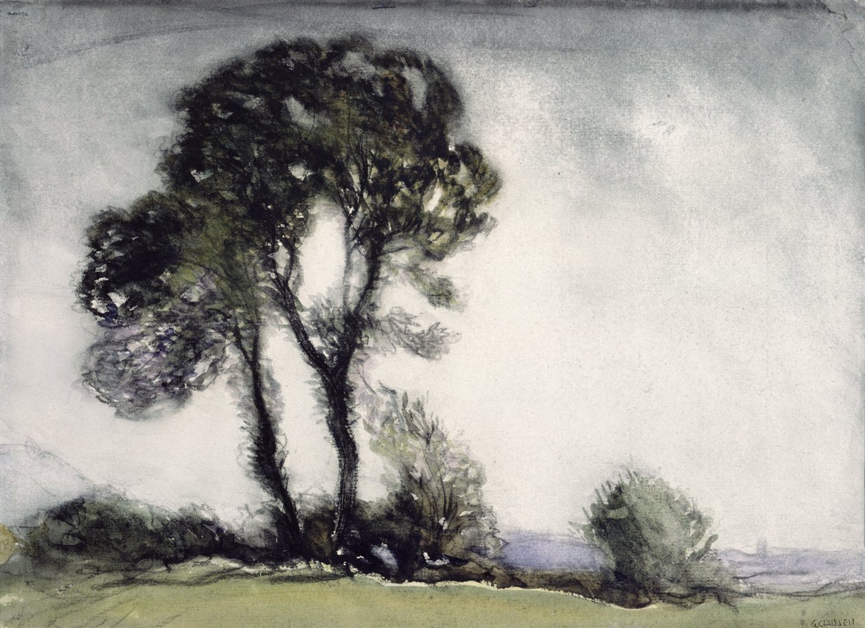 Přemáhající nebe od George Clausen