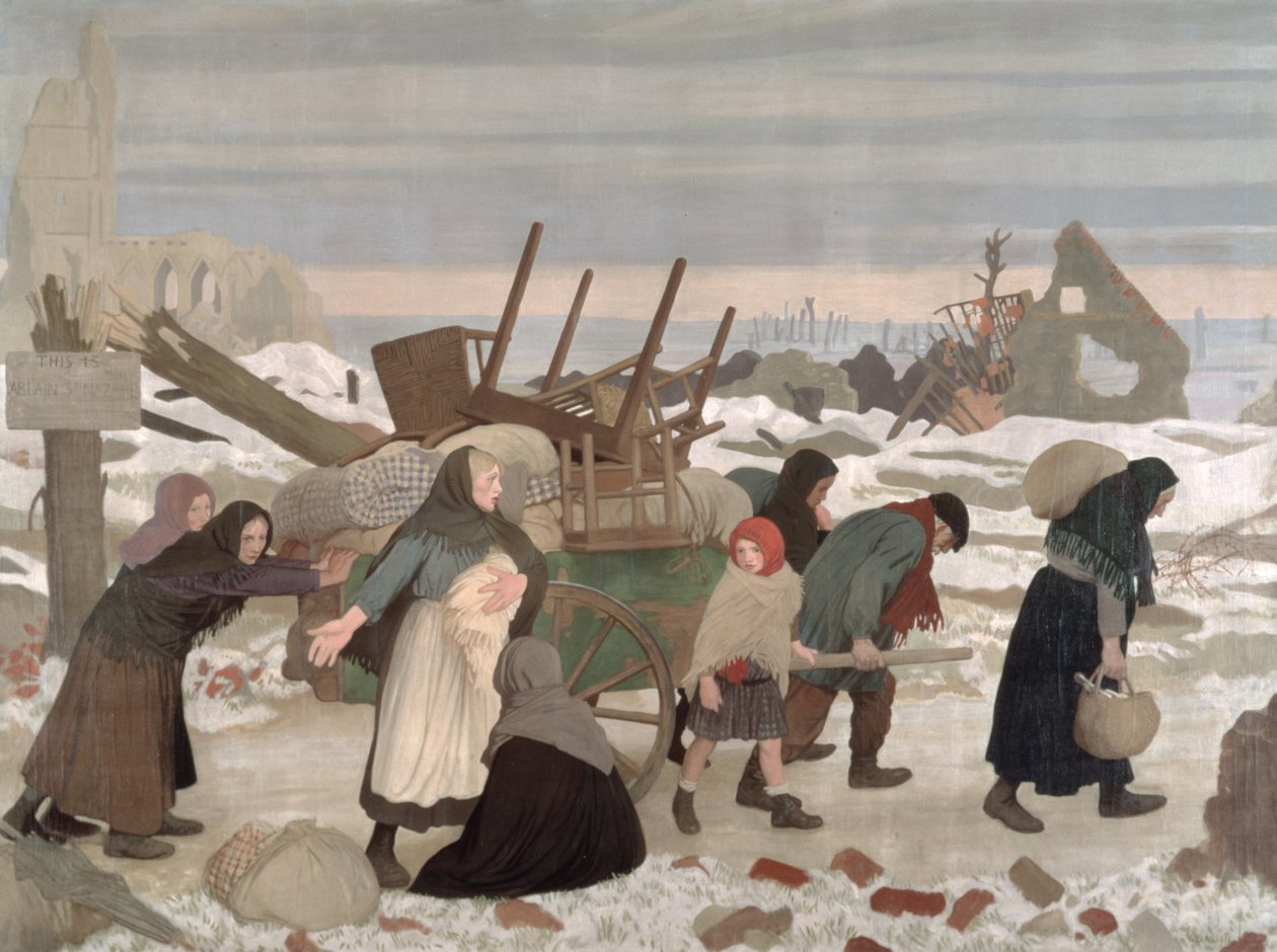 Návrat do znovudobyté země, kolem roku 1918 od George Clausen
