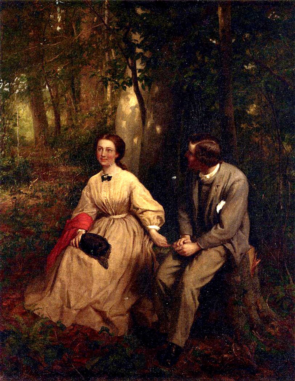 Námluvy, 1864-65 od George Cochran Lambdin