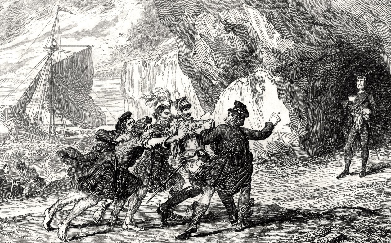 Kapitán Dalgetty v Ardenvohru, ilustrace z 