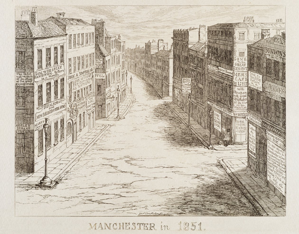 Mayhewova velká výstava z roku 1851: Manchester v roce 1851 od George Cruikshank