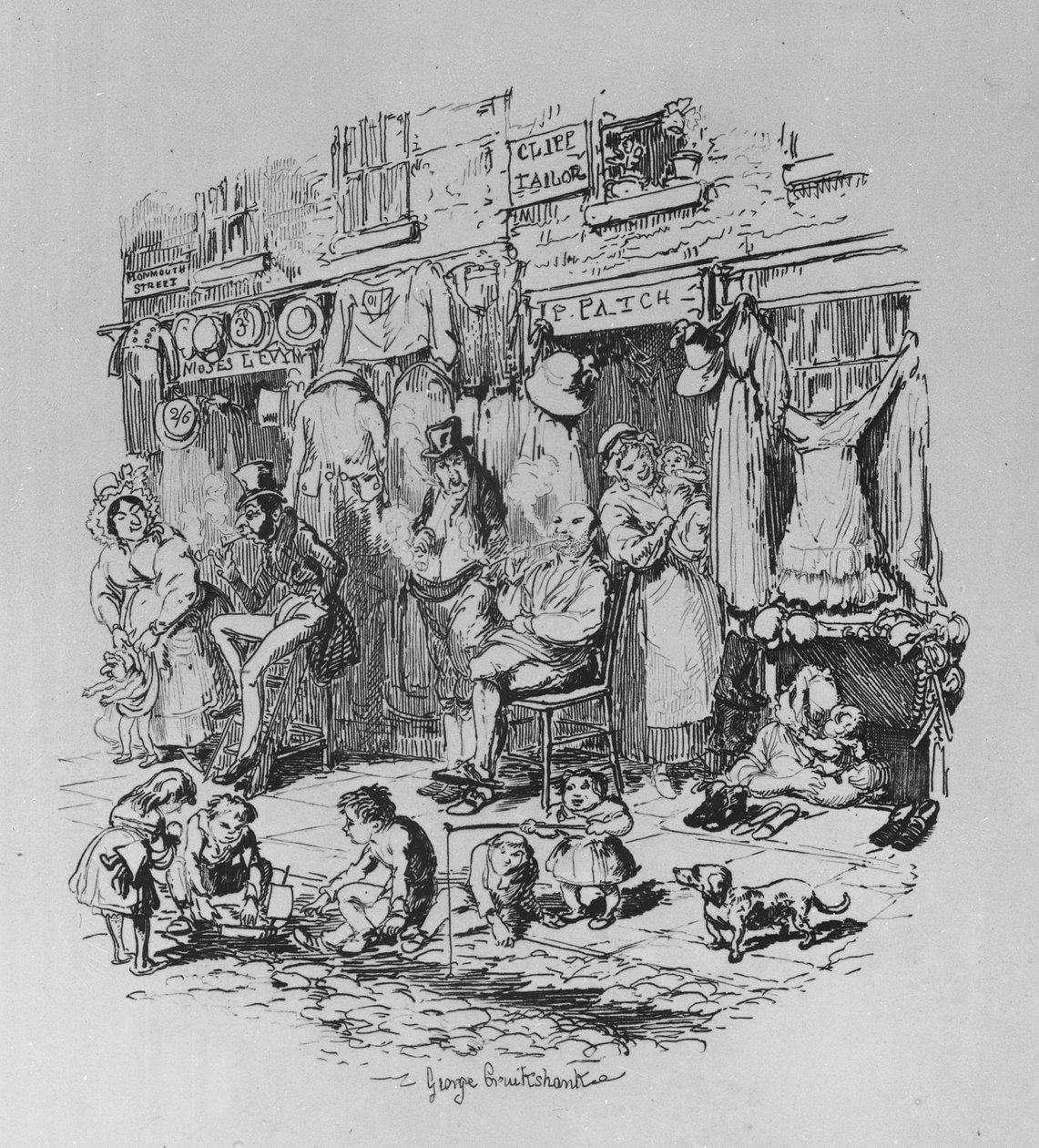 Monmouth Street, ilustrace z 